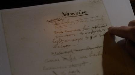 Video thumbnail: Secrets of the Dead Bram Stoker's Notes and Research for Dracula
