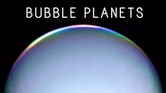 Creating Planets with Dry Ice Bubbles