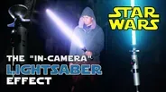 Creating the original Star Wars lightsaber effect