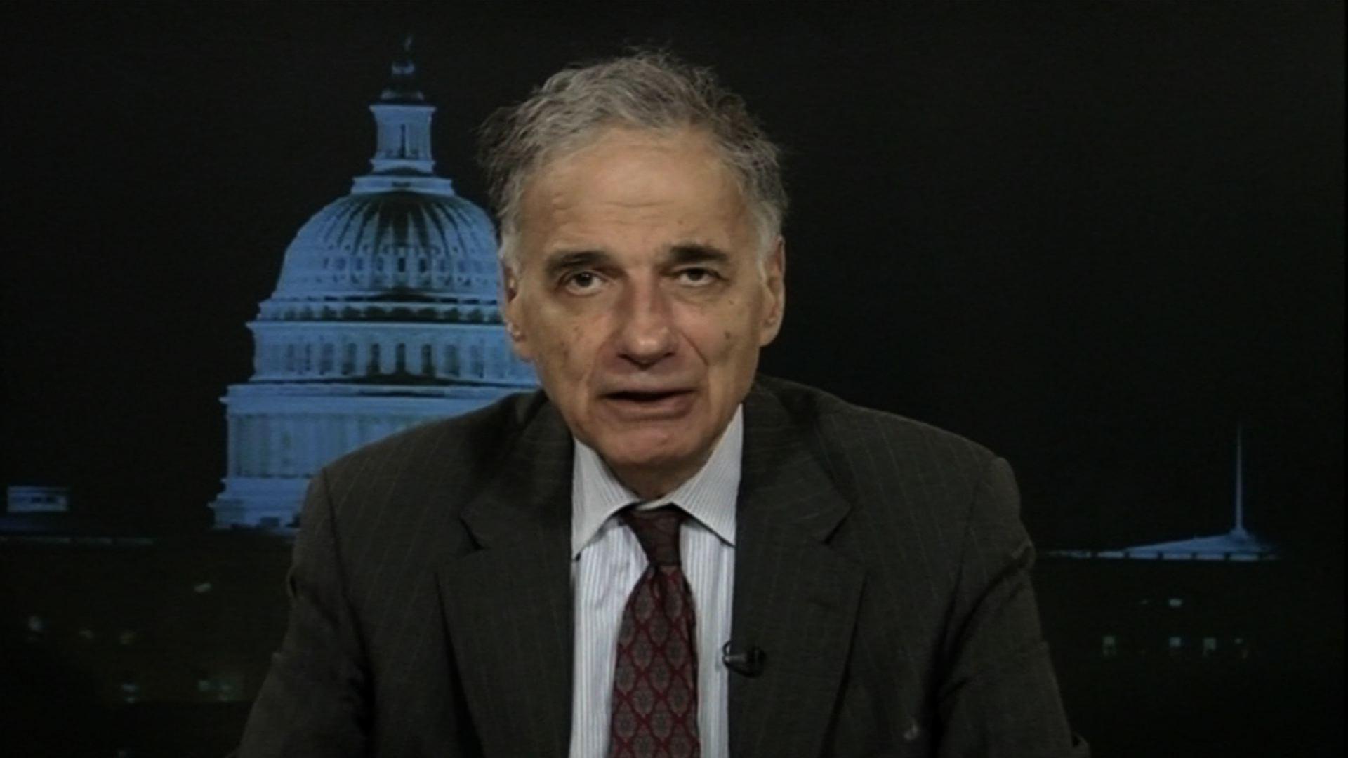Consumer advocate Ralph Nader