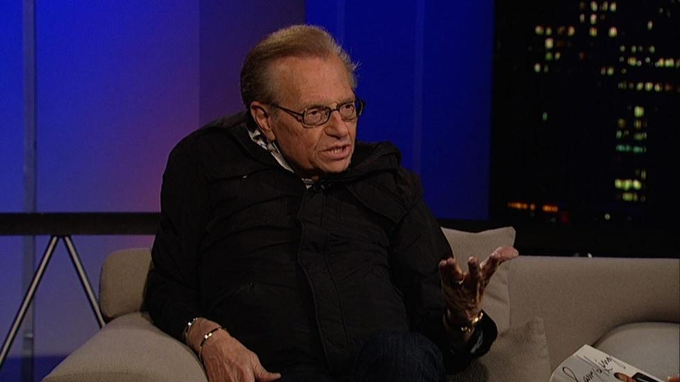Former talk show host Larry King image