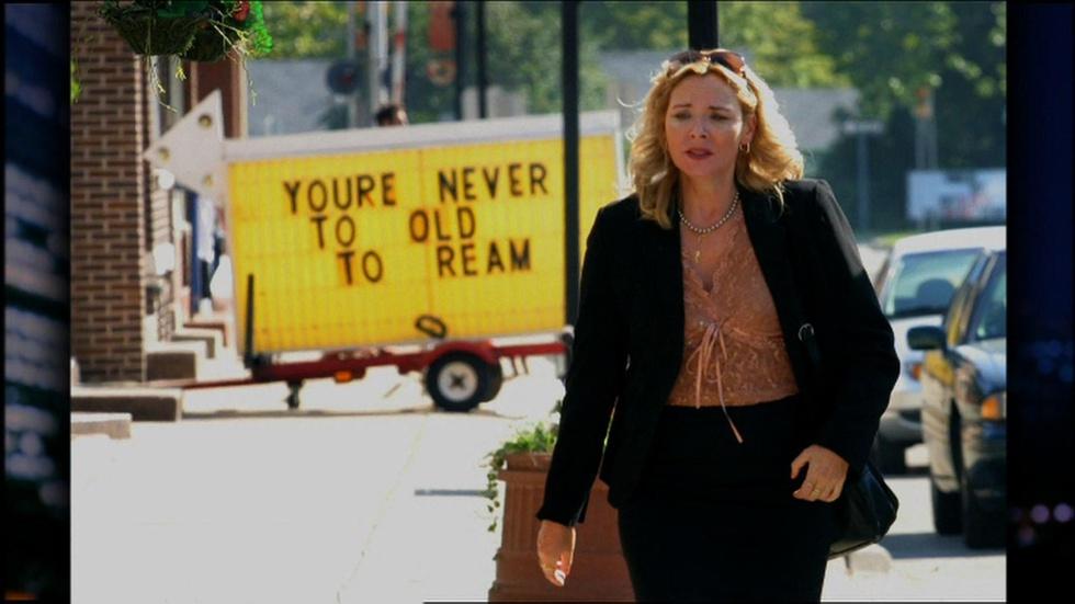 Golden Globe-winning actress Kim Cattrall image