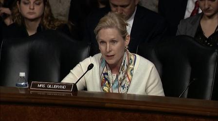Video thumbnail: To The Contrary Sen. Gillibrand Questions Sec. of Defense Nominee Carter 