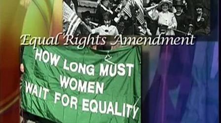 Video thumbnail: To The Contrary Women's History Month - Equal Rights Amendment
