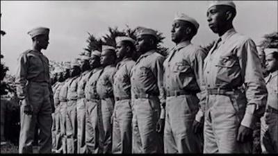 African-Americans Troops Training
