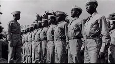 Video thumbnail: The War African-Americans Troops Training