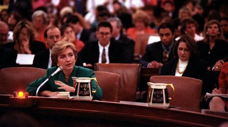 Video thumbnail: Washington Week Hillary Clinton Testifies on Capitol Hill on Health Care