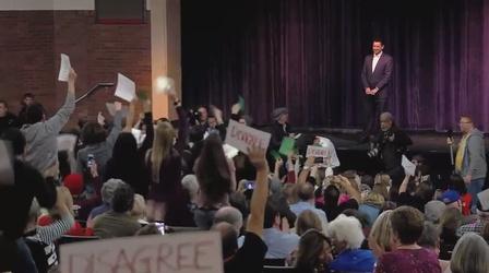 Video thumbnail: Washington Week Angry constituents pack Congressional town halls