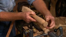 Video thumbnail: The Woodwright's Shop Offset Turning For Hardwood Handles and Padfoot lLegs