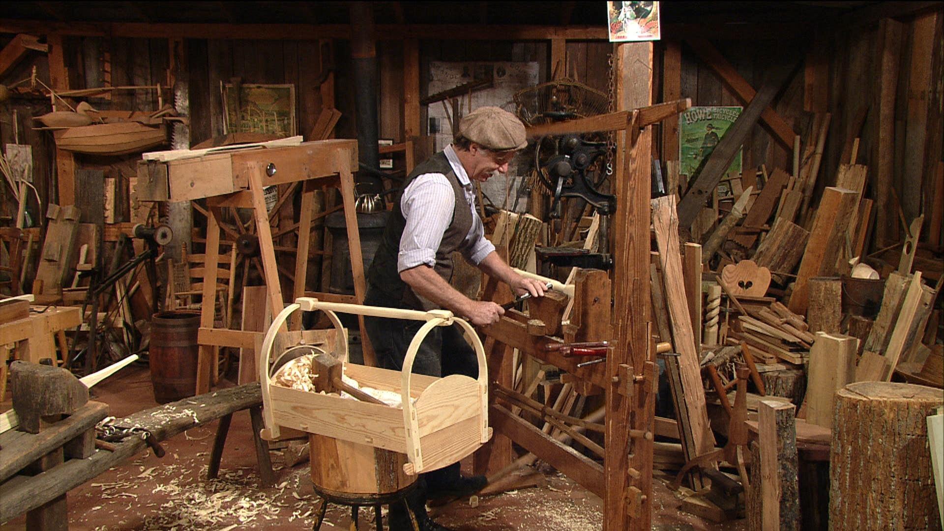 Rocky Bentwood Baby Cradle II The Woodwright s Shop PBS