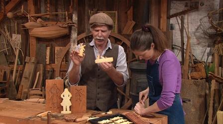 Video thumbnail: The Woodwright's Shop Stamp Out Cookie Carving!