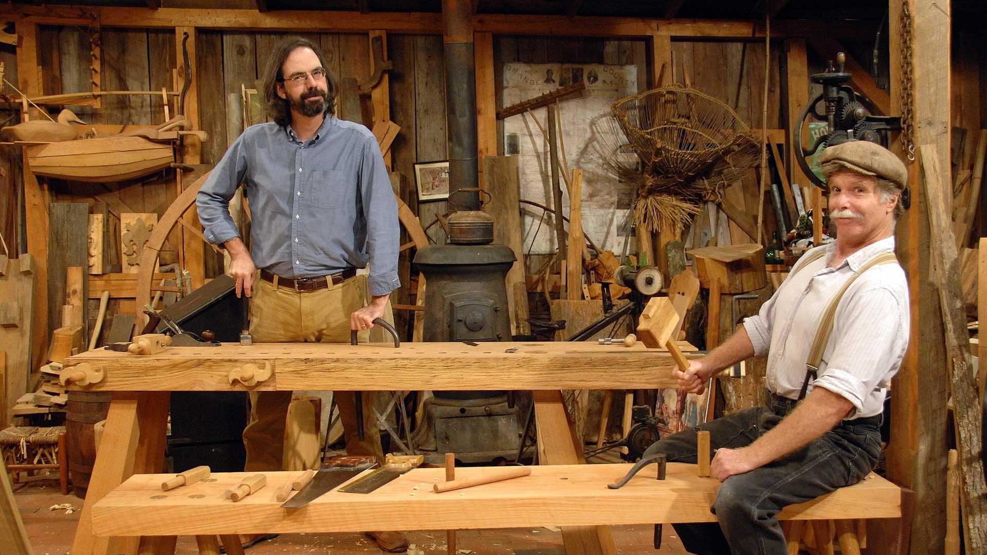 S36 E10: Roman Work Bench | The Woodwright's Shop | Video 