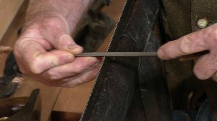 Video thumbnail: The Woodwright's Shop Swinging Saw Vise