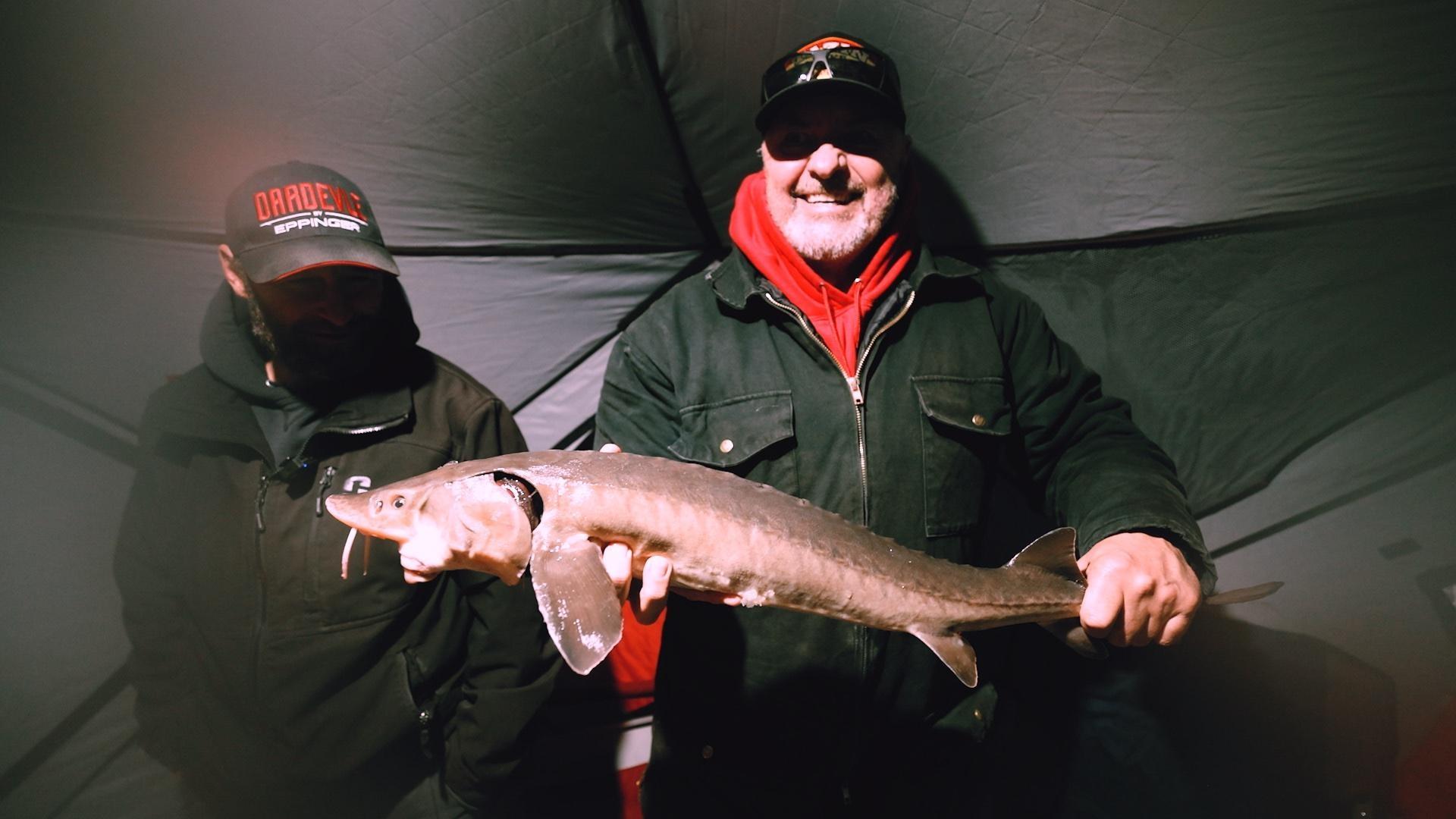 Joins anglers on the St. Croix River to fish for sturgeon and Minnesota aquatic
invasive species.