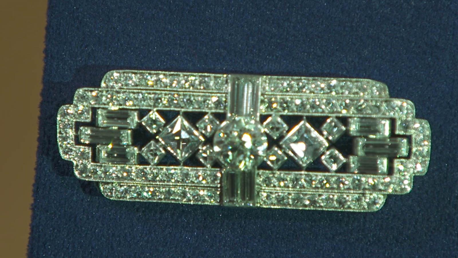 Appraisal: Tiffany & Co. Diamond & Platinum Brooch, ca. 1920