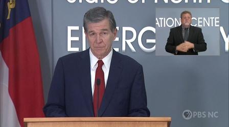 Video thumbnail: NC Emergency Management and Weather 09/09/21: Coronavirus Briefing (English)