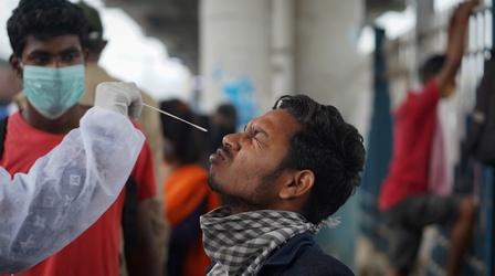 Video thumbnail: PBS NewsHour India extends door-to-door vaccine campaign