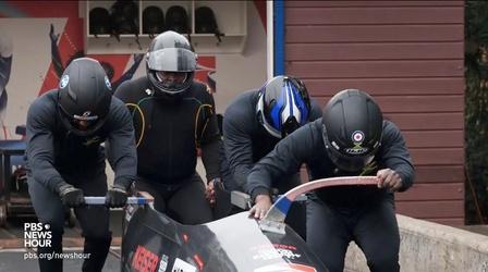 Video thumbnail: PBS NewsHour Jamaican bobsled team qualifies for Olympics after 24 years