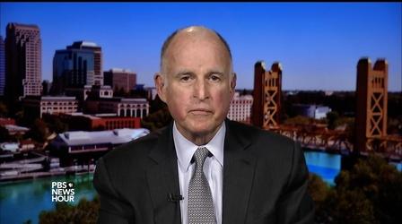 Video thumbnail: PBS NewsHour Gov. Brown: Move to reject Paris agreement hurts America