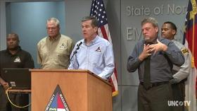Video thumbnail: NC Emergency Management and Weather NC Gov. Cooper: Hurricane Michael: 10:30AM-10/11/18