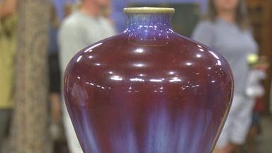Appraisal: 18th-Century Flambé Meiping Vase