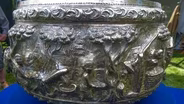 Appraisal: Thai Silver Repousse Bowl, ca. 1950