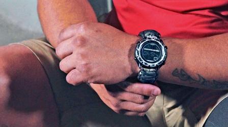 Video thumbnail: American Veteran: Keep It Close This Marine Keeps Ticking Against All Odds – Like His Watch