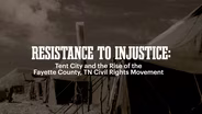 Resistance to Injustice - on WKNO
