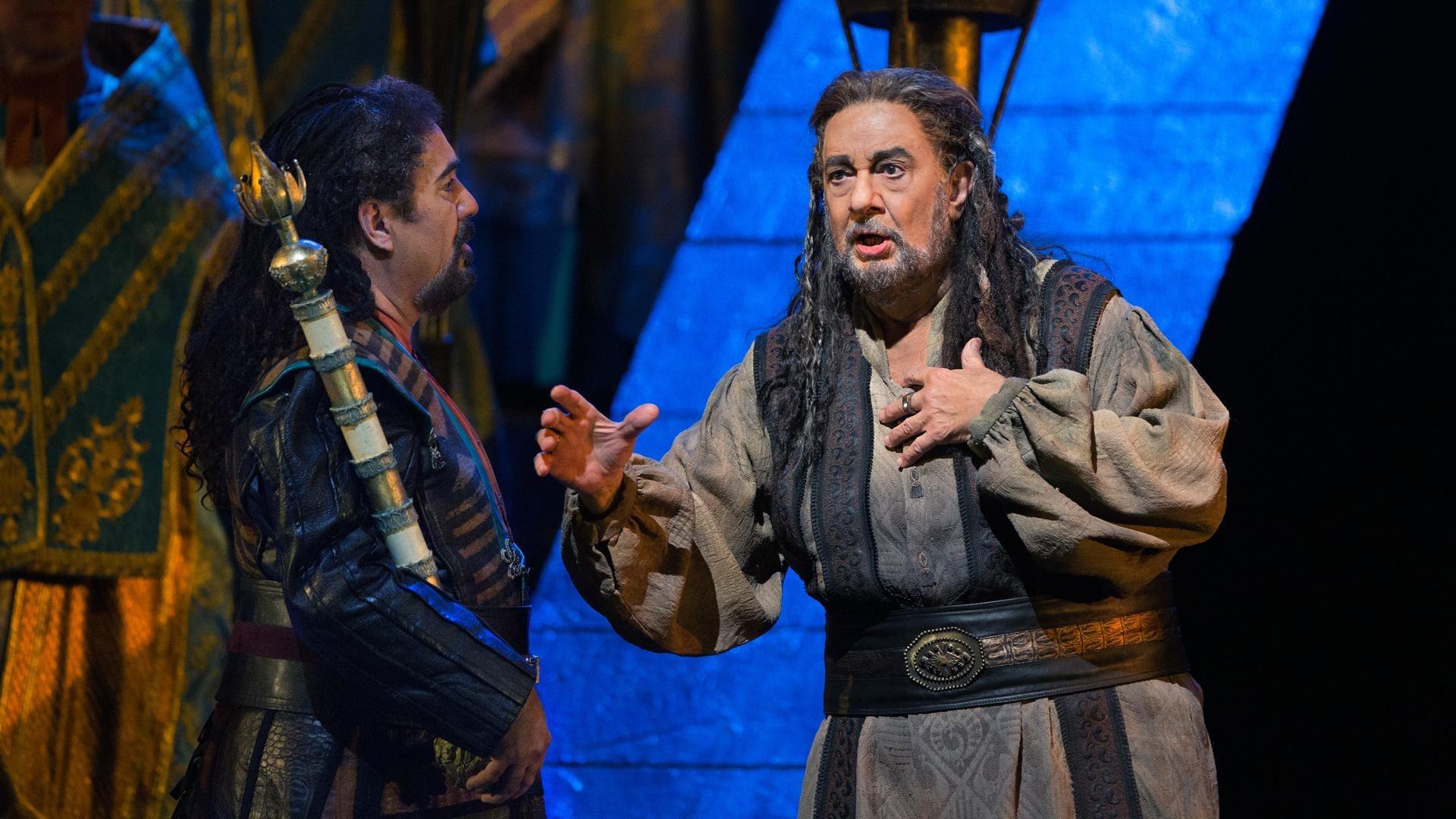 James Levine, Placido Domingo, and Peter Gelb | G