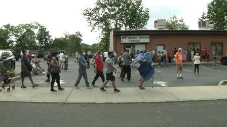 Video thumbnail: NJTV News Thousands line up for hours as MVC agencies reopen