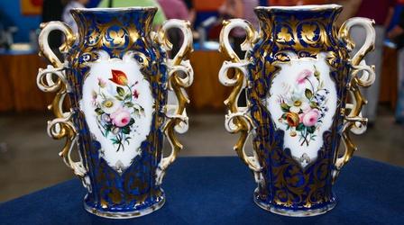 Video thumbnail: Antiques Roadshow Appraisal: French Porcelain Vases, ca. 1860