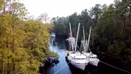 Brunswick County Shrimpers Retrieve Their Boats