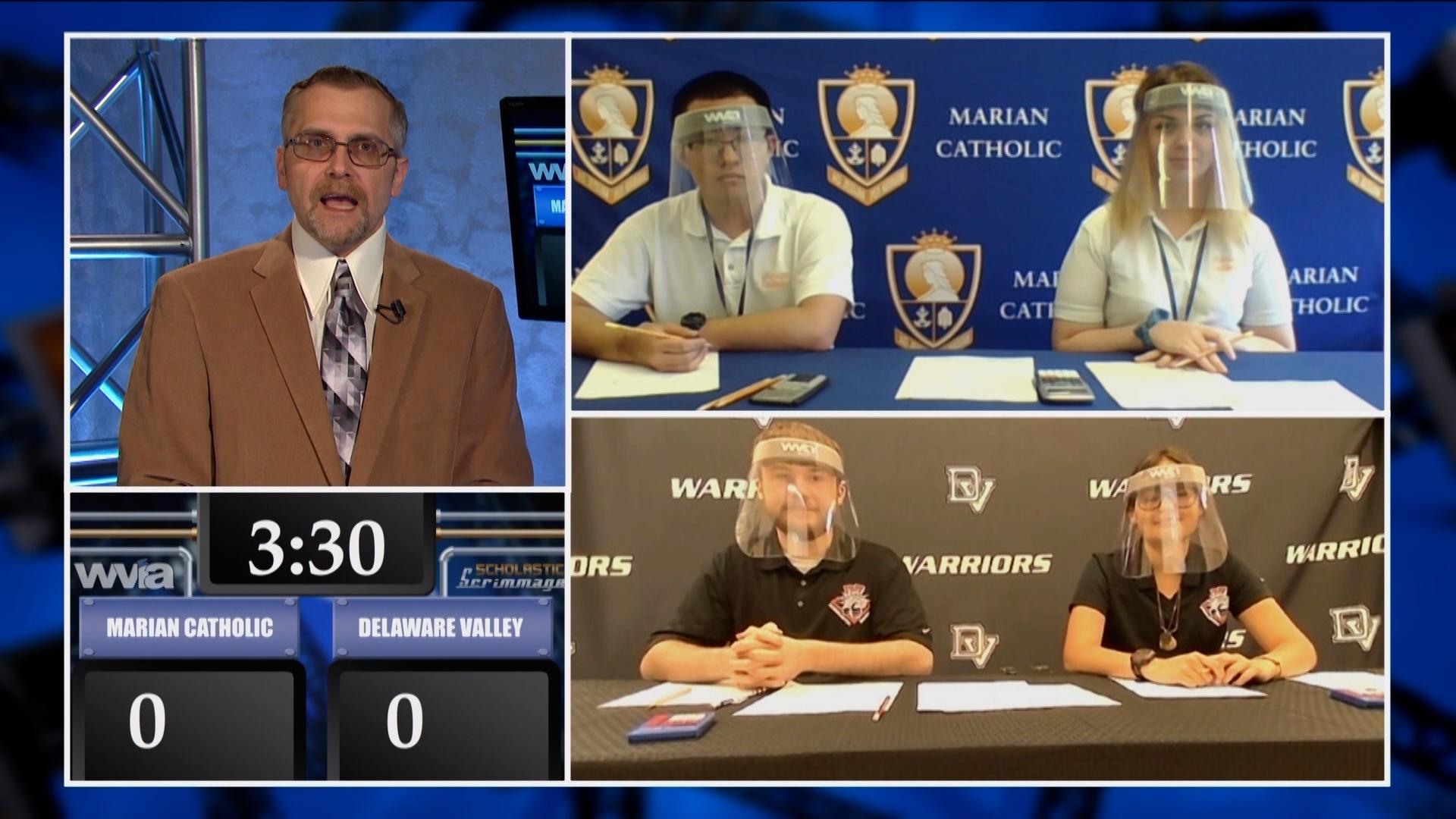 Scholastic Scrimmage Delaware Valley Marian Catholic