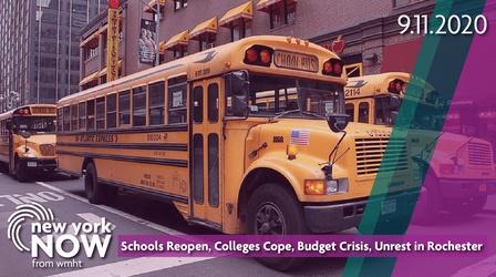 Video thumbnail: New York NOW Schools Reopen, Budget Crisis, Unrest in Rochester
