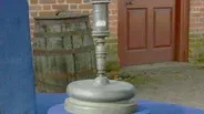 Appraisal: Atocha-salvaged Silver Candlestick, ca. 1620