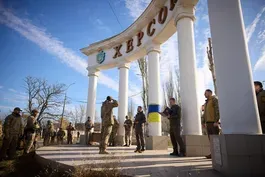 Zelenskyy visits Kherson, city freed from Russian control