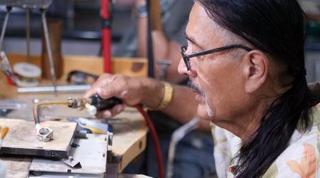 Navajo/Hopi jewelry artist Jesse Monongya