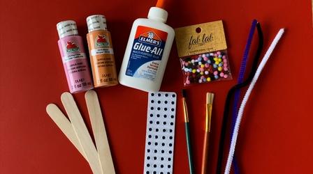Video thumbnail: WFSU Education Making Stick Puppet Bookmarks