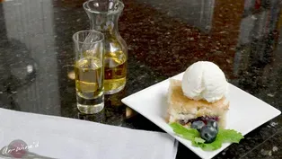 Apricot and Blueberry Cobbler