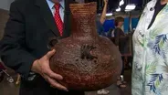 Appraisal: Late 19th C. Apache Pitch Water Bottle