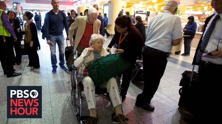 Video thumbnail: PBS NewsHour Disabled travelers to airlines: Handle wheelchairs with care