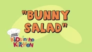 Kids in the Kitchen - BUNNY SALAD