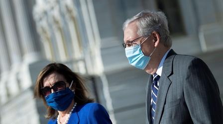 Video thumbnail: PBS NewsHour Congress stuck in 'staring contest' over pandemic aid deal