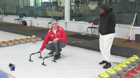 Video thumbnail: Wisconsin Life Angela Tries Curling with the Stevens Point Curling Club
