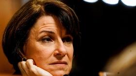 Video thumbnail: PBS NewsHour Klobuchar 'very concerned' about Barr's independence