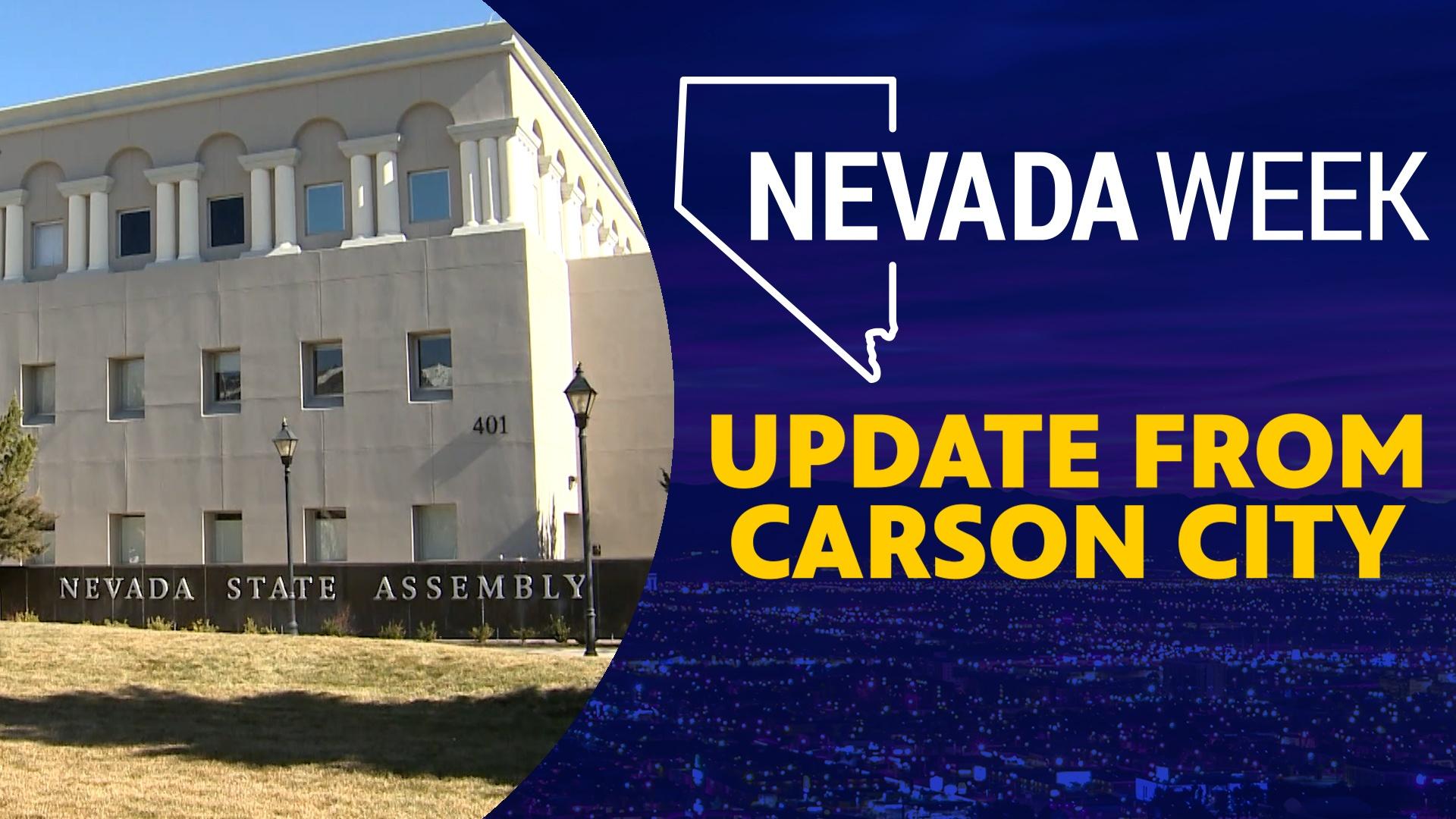 Update from Carson City