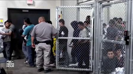 Video thumbnail: PBS NewsHour Migrant teen has no idea when he will see his dad