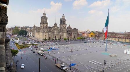 Video thumbnail: Crossing South Zócalo: Mexico City's Main Plaza