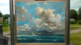 Appraisal: Eric Sloane Sea & Sky — Squall Line Oil, ca. 1950