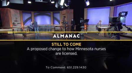 Video thumbnail: Almanac Legislative Push to Change How Nurses Are Licensed